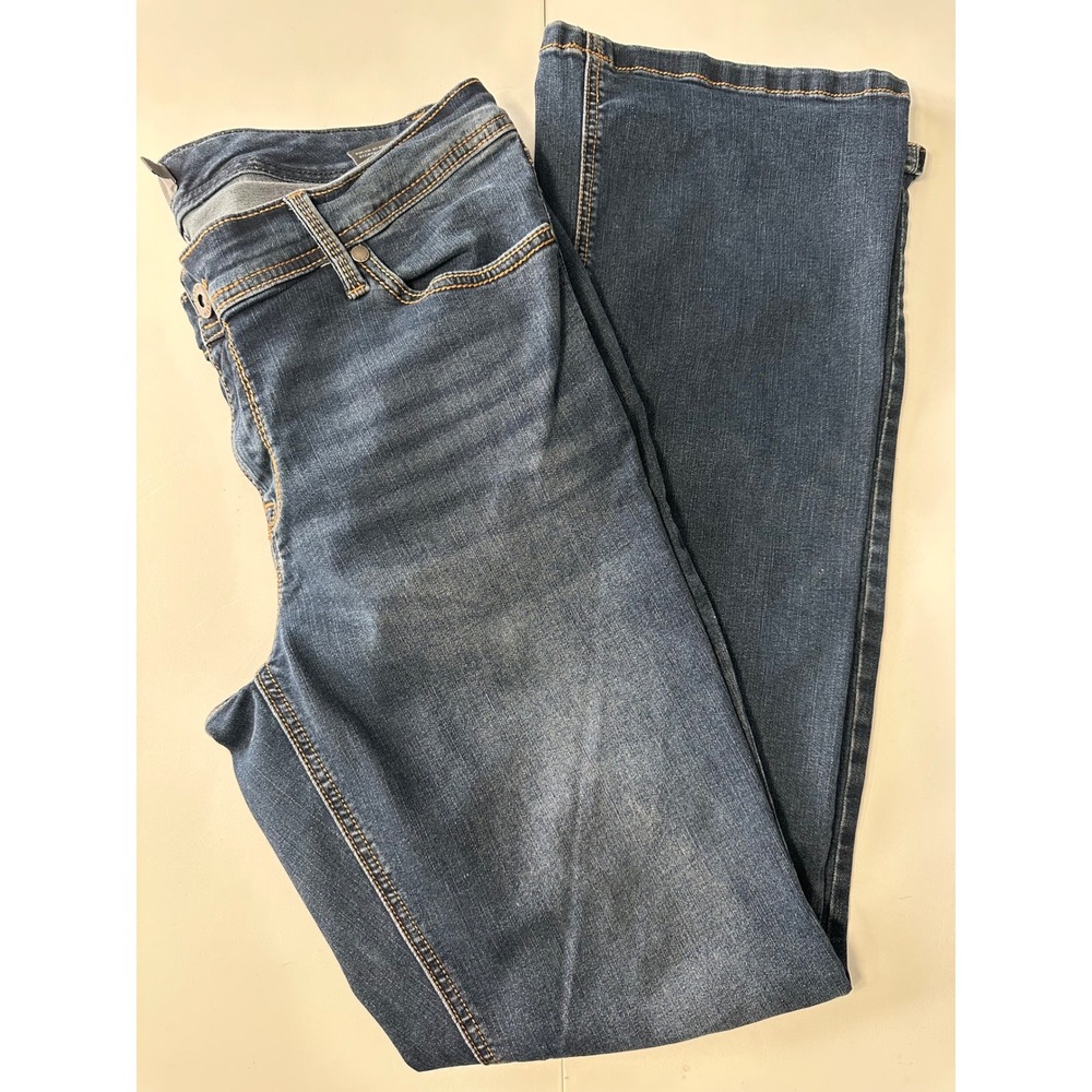 Torrid Luxe Slim Boot Jeans Womens 14T Tall Dark Wash Stretch Denim